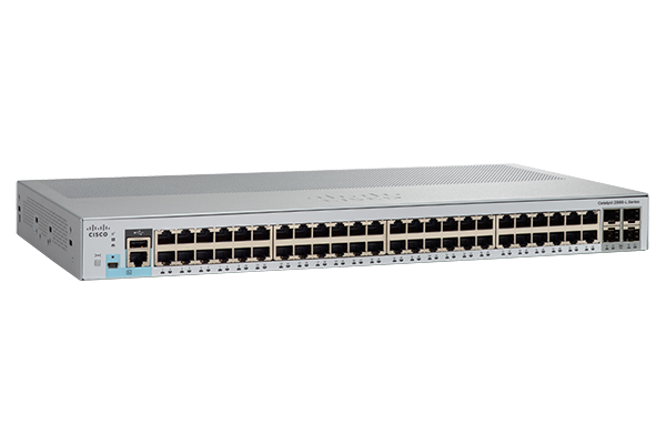 Catalyst 2960 Plus 48 10/100 PoE + 2 1000BT +2 SFP LAN Lite (WS-C2960+48PST-S) – Campus LAN Switch